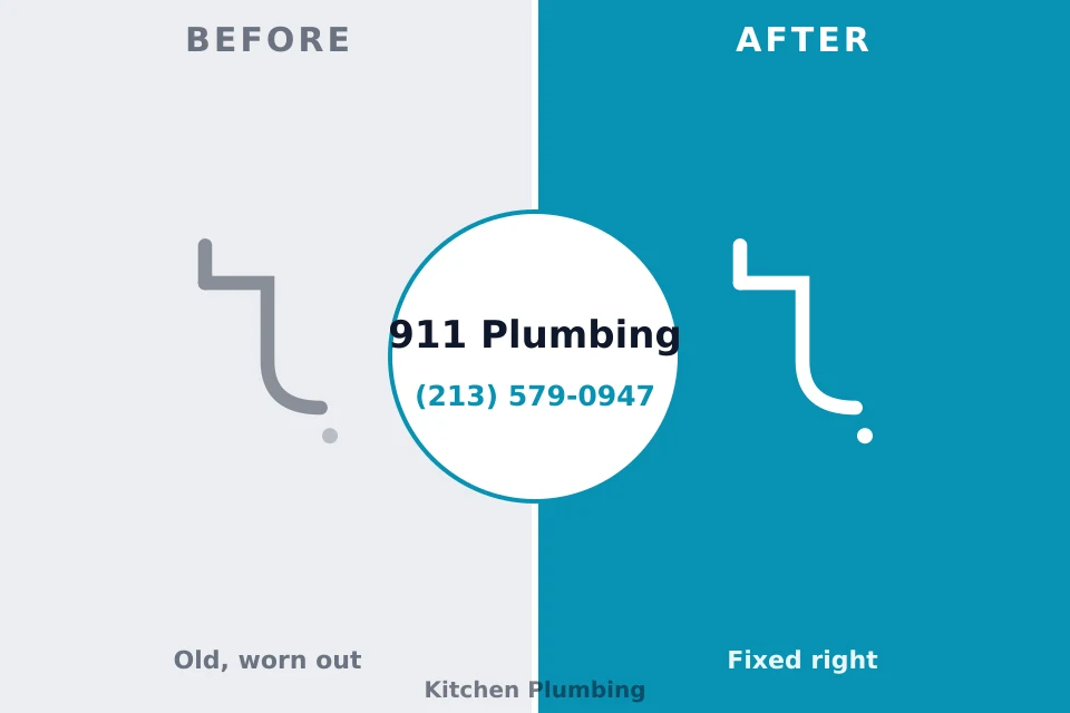 Before and after: plumbing repair Richville, OH
